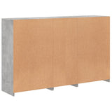 Sideboard with LED Lights Concrete Grey 162x37x100 cm 3209173