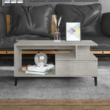 Coffee Table Concrete Grey 90x49x45 cm Engineered Wood 819624