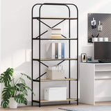 Bookshelf Sonoma Oak 80 x 30 x 183 cm Engineered wood 879834