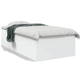 Bed Frame without Mattress White 100x200 cm 3280958