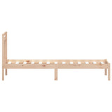Bed Frame without Mattress Small Single Solid Wood 3100549