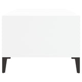 Coffee Table White 90x50x36.5 cm Engineered Wood 821068