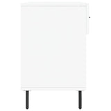 Shoe Bench White 102x35x55 cm Engineered Wood 829756