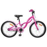 Kids Bike 18 Inches for 5-7 Years Old Dark Pink 42009670