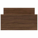 Bed Frame without Mattress Brown Oak 90x190 cm Single Engineered Wood 835945
