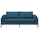 3-Seater Sofa 3-Seater Blue 222 x 81 x 89 cm Velvet 42048651