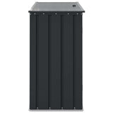 Garden Storage Box Black 101.5 x 57 x 100.5 cm Steel 42011279