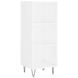 Highboard White 34.5x34x180 cm Engineered Wood 3199009