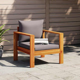Garden Chair with Cushions Solid Wood Acacia 367627