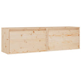 Wall Cabinets 2 pcs 60x30x35 cm Solid Pinewood 813446