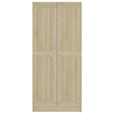 Book Cabinet Sonoma Oak 82.5x30.5x185.5 cm Engineered Wood 802735