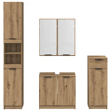 Bathroom Furniture Set 4 pcs Artisan Oak Engineered Wood 3416028