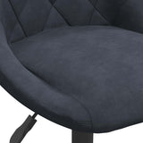 Swivel Dining Chairs 2 pcs Dark Grey Velvet 335328