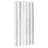 Insect Curtain Chenille Light Grey and White 100 x 200 cm 42034417