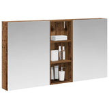 Bathroom Cabinet Set 3 pcs 130 x 14.5 x 70 cm Engineered wood 3403766