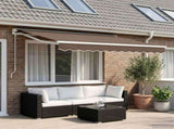 Retractable Awning Taupe 3 x 2 m Polyester and Aluminium 3425648