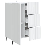 Sideboard with Drawer White 66 x 34.5 x 91.5 cm Engineered Wood 894395