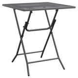 Garden Dining Set Anthracite Expanded metal mesh Foldable 3084716
