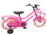 Kids Bike 12 Inches for 2-4 Years Old Dark Pink 42009187