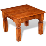 ZNTS Coffee Table Solid Wood 60x60x45 cm 244048