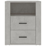 Bedside Cabinet Concrete Grey 50x36x60 cm Engineered Wood 816732