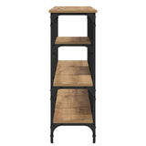 Console Table Artisan oak 160 x 29 x 80 cm Engineered wood 883557