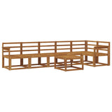 Outdoor Sofa Set 7 pcs Natural Solid Acacia Wood 3366487