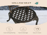 3 Piece Garden Bistro Set Aluminium Outdoor Furniture Set for 2 Patio Chairs and Table with Umbrella T3398P318668