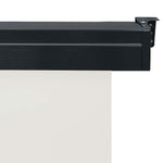 Balcony Side Awning 125x250 cm Cream 48419