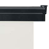 Balcony Side Awning 125x250 cm Cream 48419