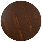 Bistro Table Dark Brown 80 cm MDF 286425