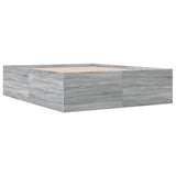 Bed Frame without Mattress Grey Sonoma 160x200 cm 3280914