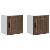 Wall Cabinet PORTO 2 pcs Brown Oak 40 x 31 x 40 cm 885240