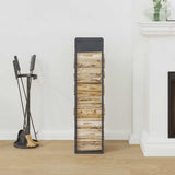 Firewood Rack Anthracite 25x25x100 cm Cold-rolled steel 864269
