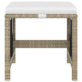 Garden Dining Set Beige, Cream White 3095501