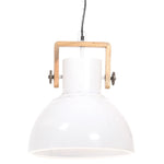 Industrial Hanging Lamp 25 W White Round 40 cm E27 320538