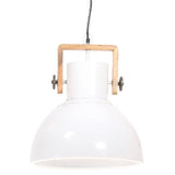 Industrial Hanging Lamp 25 W White Round 40 cm E27 320538