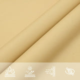 Sun Shade Sail Sand 5x5x6 m 100% Polyester Oxford 4000944