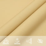 ZNTS Sun Shade Sail Sand 3.6x3.6 m 100% Polyester Oxford 4000411