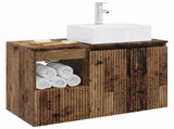 Bathroom Furniture Set 2 pcs Old Wood Engineered Wood 3404062