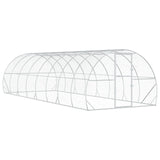 Chicken Coop Silver 800 x 300 x 200 cm Galvanised Steel 3434693