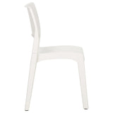 Garden Chairs 2 pcs White Polypropylene 317726