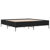 Bed Frame without Mattress Black 200x200 cm 3279777