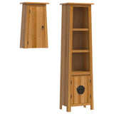 2 Piece Bathroom Furniture Set Solid Wood Pine 3223460