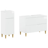 2 Piece Bathroom Cabinet Set ARNHEM High Gloss White 3417688