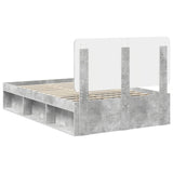 Bed Frame with Headboard Concerte 120 x 190 cm Solid Pine Wood 3412518