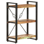 3-Tier Bookcase 60x30x80 cm Solid Reclaimed Wood 320631