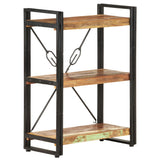 3-Tier Bookcase 60x30x80 cm Solid Reclaimed Wood 320631