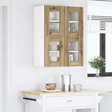 Hanging Cabinet Riga 2 pcs Artisan Oak 60 x 31 x 40 cm 884225