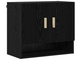 Wall Cabinet Black Oak 60 x 31 x 70 cm Engineered Wood 8004215